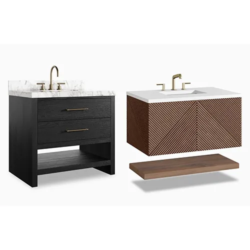 Separate Bathroom Cabinets And Wall Mounted Bathroom Cabinets